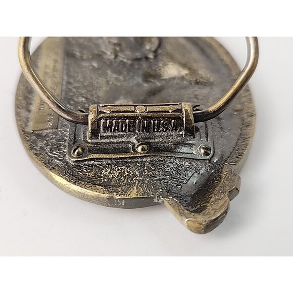 Vintage Bass Anglers Sportsman Society Life Member Fishing Fisherman Belt Buckle - Picture 7 of 8